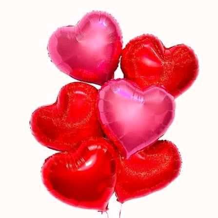 Globo foil corazon con helio