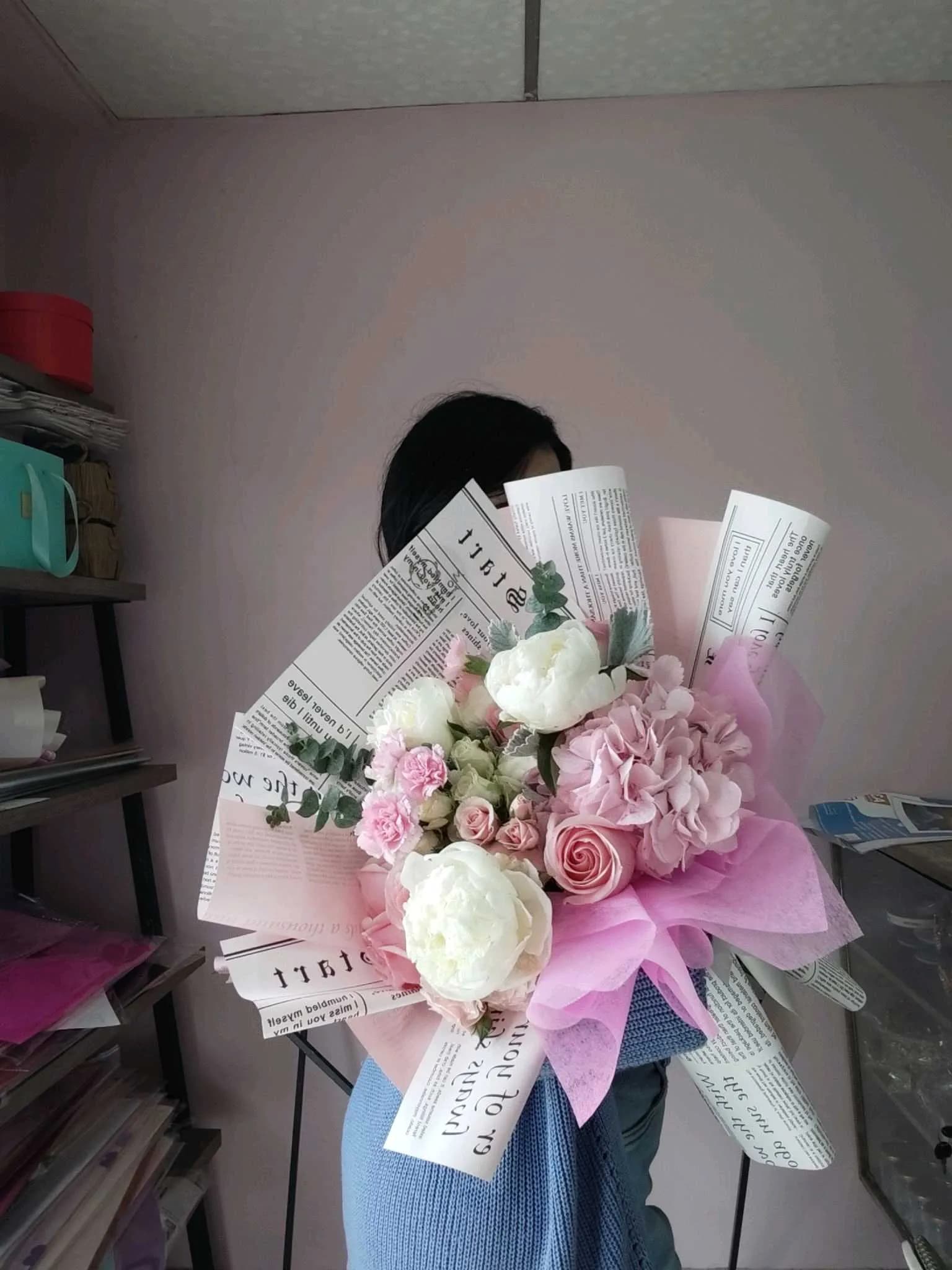 Bouquet de 3 Peonias
